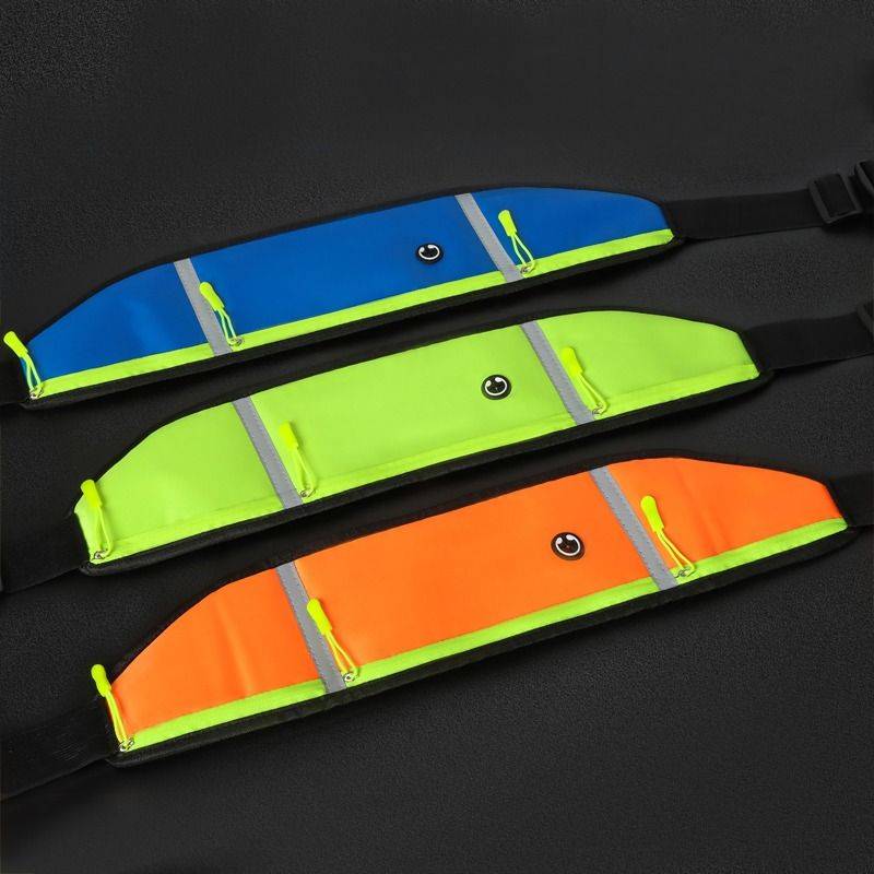 Men and women's universal waist bag multi -functional sports outdoor mobile phone bag tourism hidden mobile phone set marathon running bag