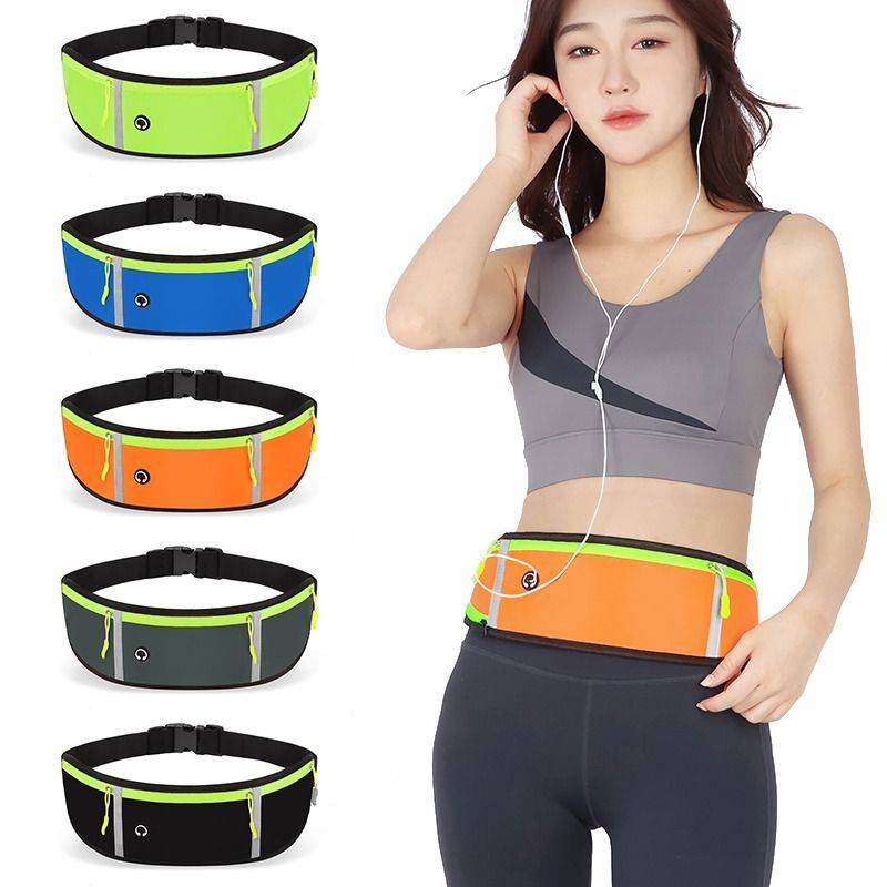 Men and women's universal waist bag multi -functional sports outdoor mobile phone bag tourism hidden mobile phone set marathon running bag