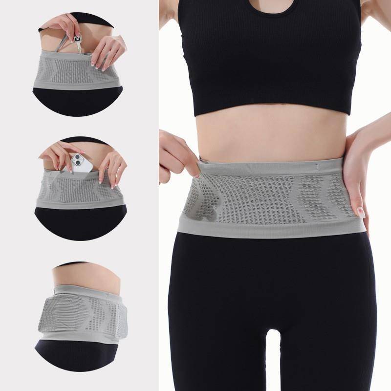 Marathon waist bag, multi-purpose sports bag, male running gear, large invisible waist, female outdoor gym