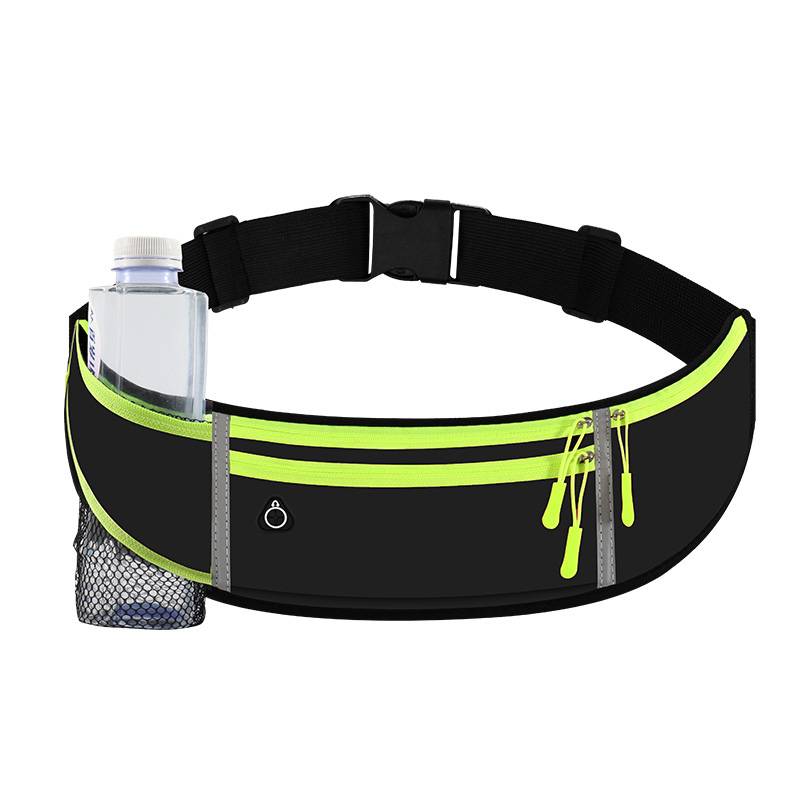 Japanese running sports waist bag male and female outdoor fitness multi -function waterproof hidden large -capacity kettle mobile bag