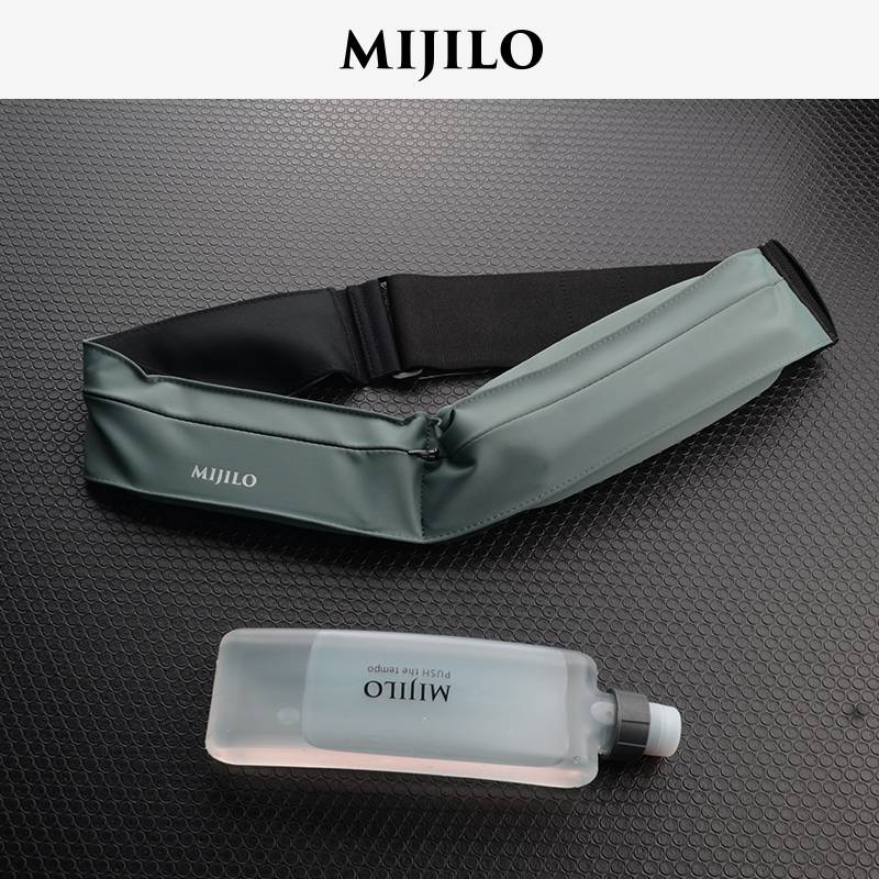 Mikelo professional marathon waist bag female men's new running mobile phone bag kettle kettle bag morning running sports belt
