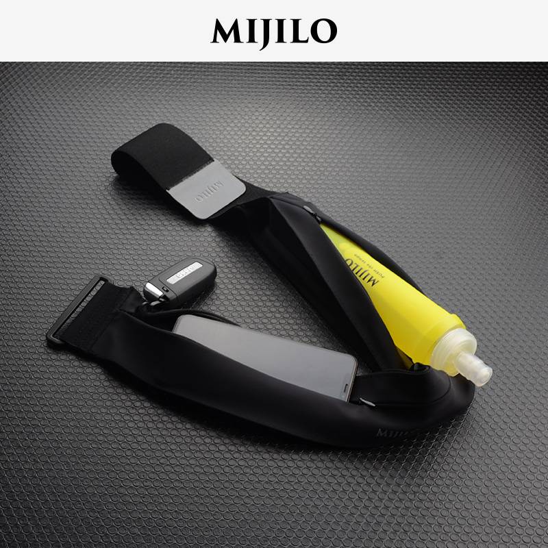 Mikelo professional marathon waist bag female men's new running mobile phone bag kettle kettle bag morning running sports belt