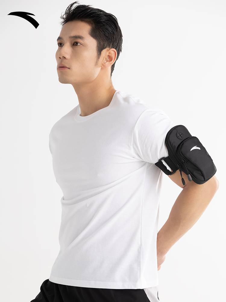 Anta running mobile phone arm bag men's and women's sports fitness equipment arms storage mobile phone bag light wrist bag arm covers