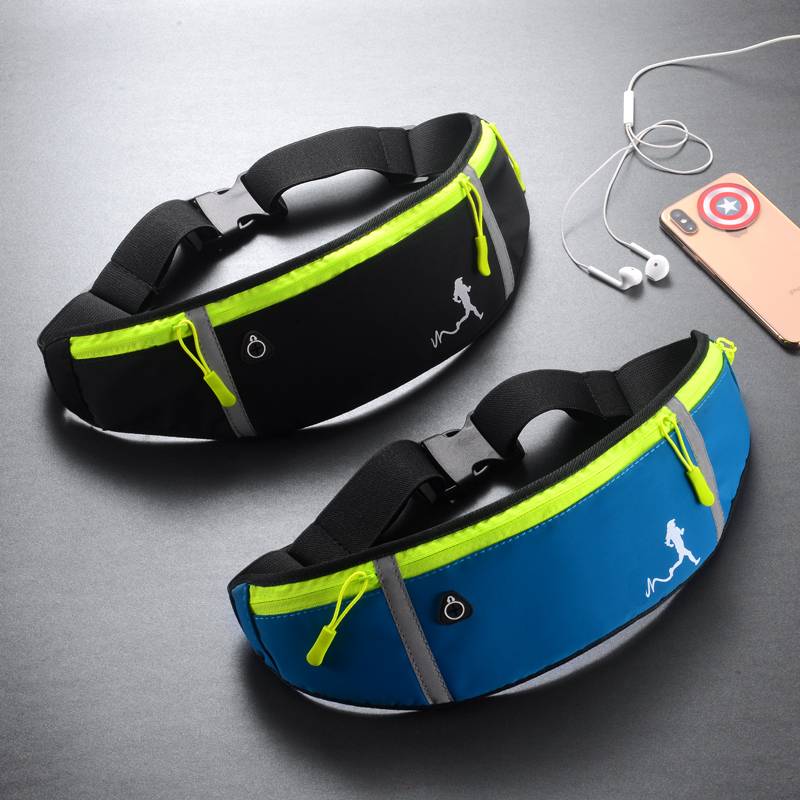 A sports waist bag, a men's and women's multi-purpose outdoor invisibility, super thin mini belts