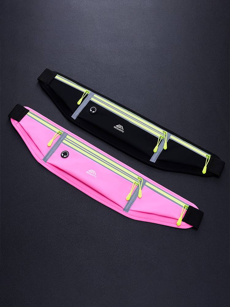 Running back packs, sports bags, men and women, outdoors, waterproof, thin marathon, small belts