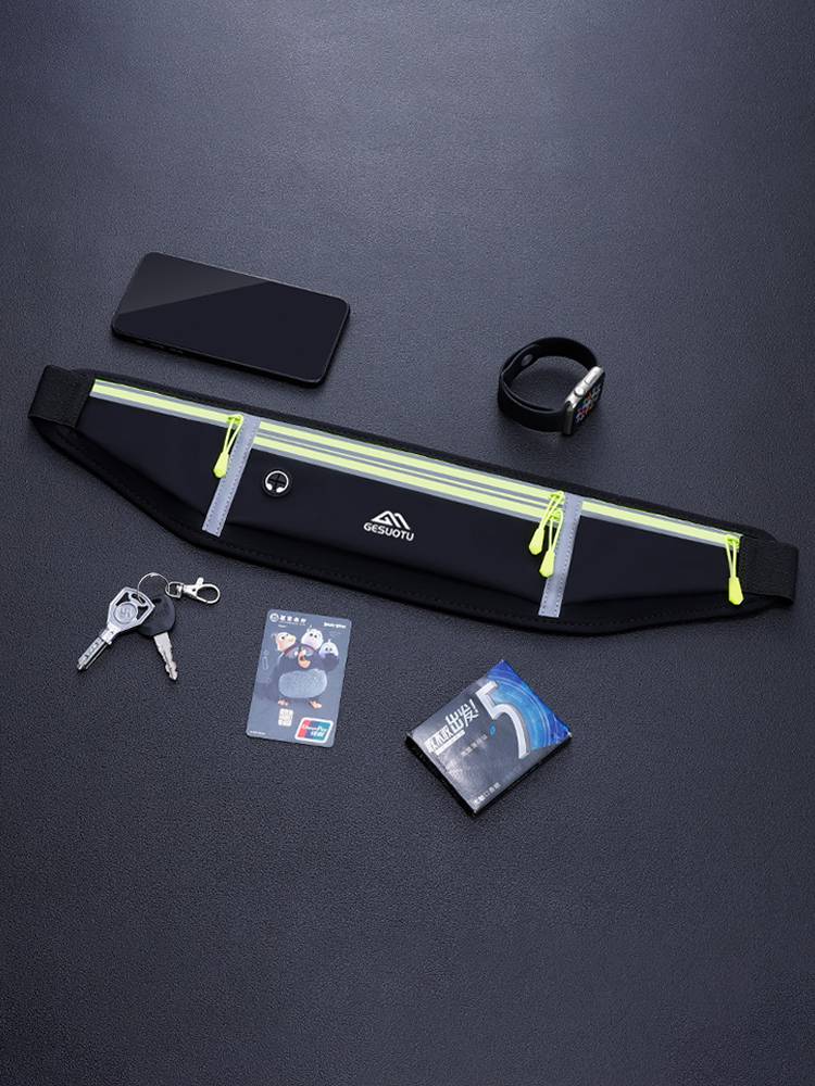 Running back packs, sports bags, men and women, outdoors, waterproof, thin marathon, small belts
