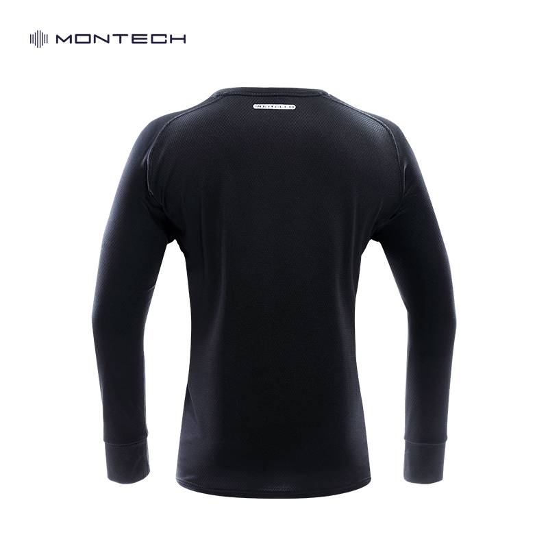 Single -directed outdoor Henry leads a single long -sleeved long -sleeved winter warm anti -static running breathable fast -drying T -shirt