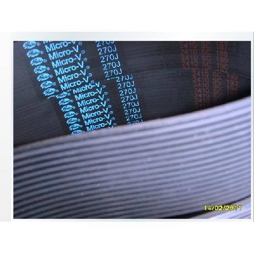 IMPORT OF 250J/PJ635 JOGGING CAR BELTS FROM THE GATES BLACK RUBBER WEDGE