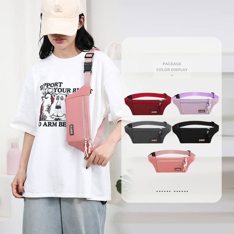 Men and women's waist bands dry live pocket bag, waterproof hidden fitness mobile phone bag sports waist bag running mobile phone bag
