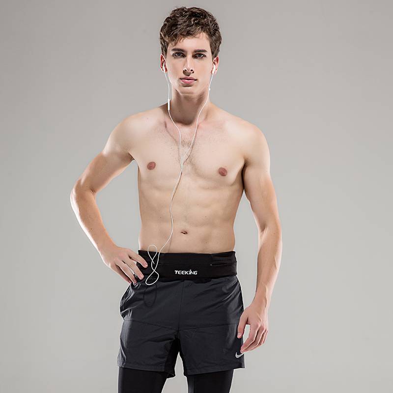 Teeking Outdoor Running Belt is suitable for iPhone Xiaomi Huawei mobile phone waist bag elastic sports package