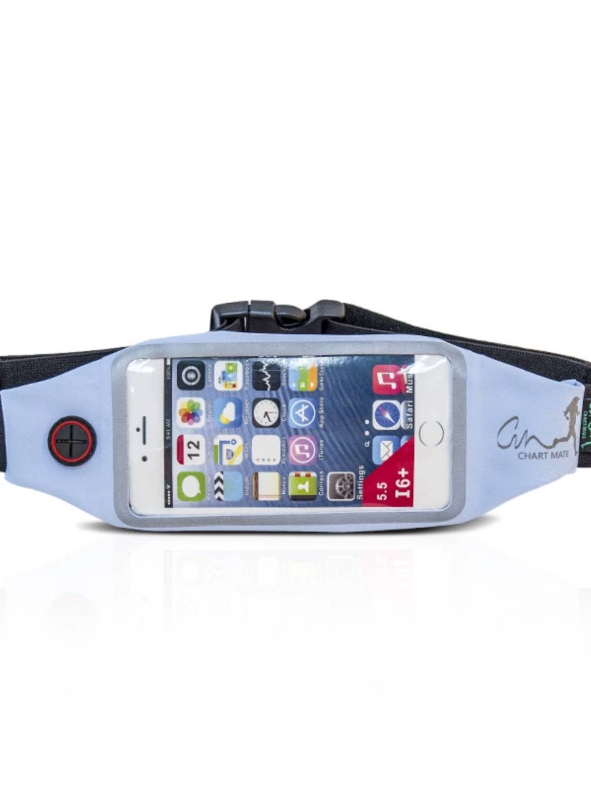 Outdoor running waist bag men and women universal Apple mobile phone touch screen transparent waterproof Huawei OPPO sports bag belt