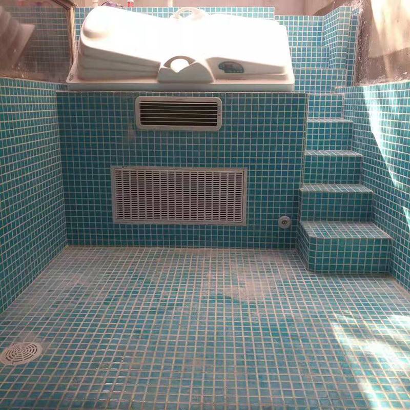 Swimming pool counter current surfing training device fixed push pad water swimming pool water flowing machine layer flow propeller is boundless