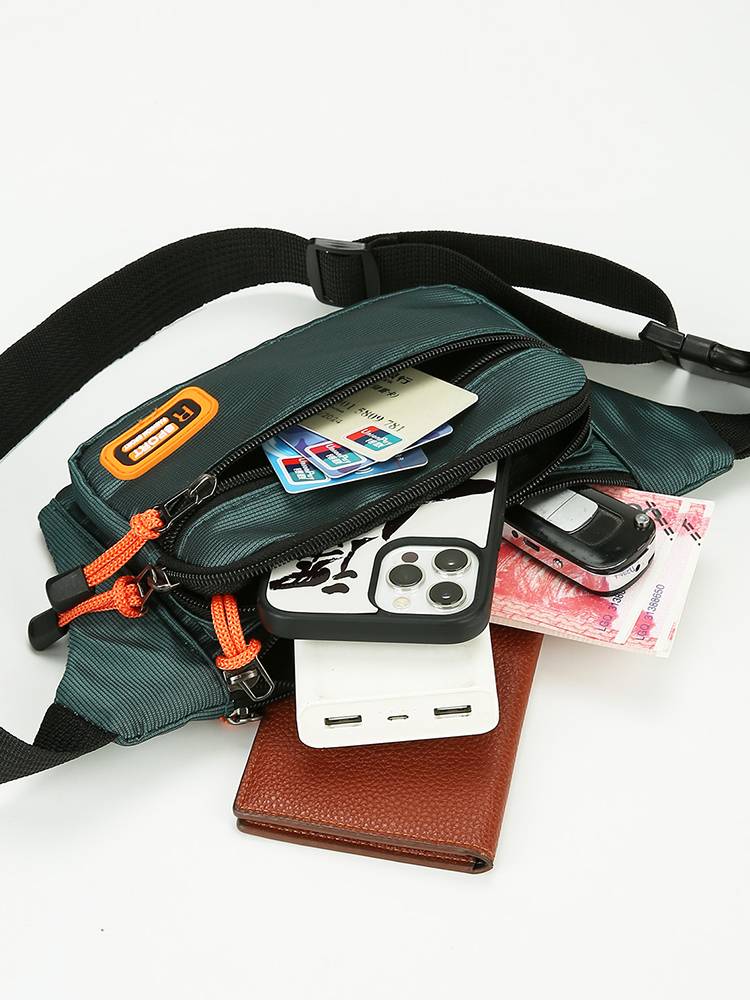Large -capacity mobile phone waist bag men and women 2024 new running mobile phone bag construction site dry use multi -function small belt