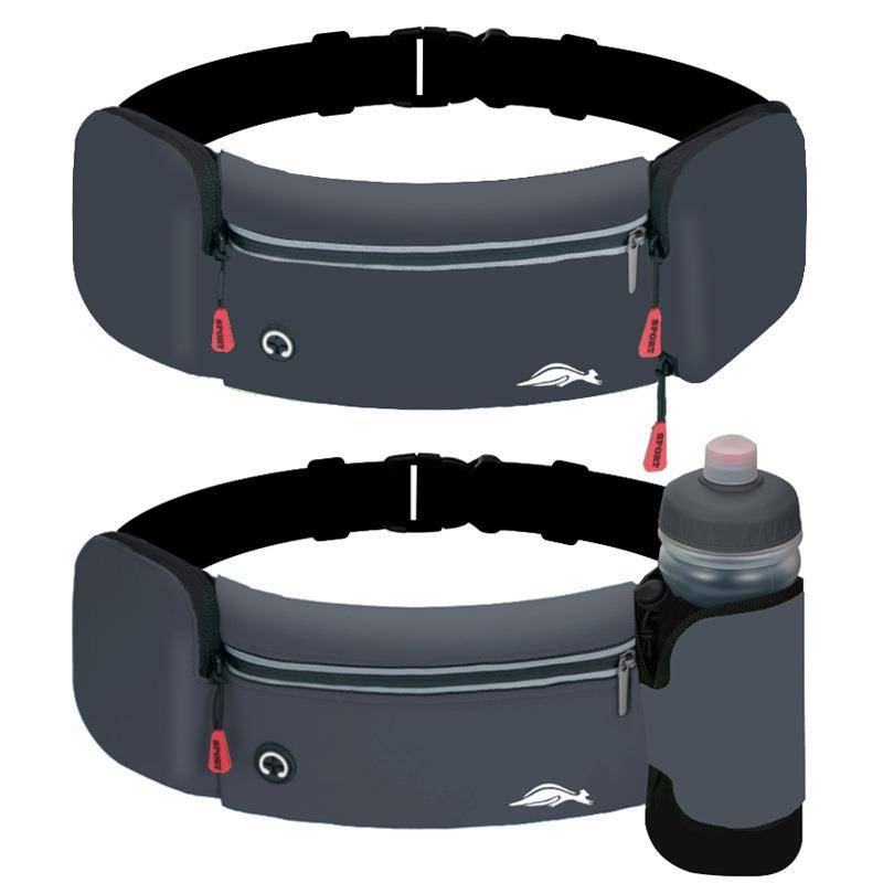 A sports waist bag, a man with a marathon, a mini-waterproof, multi-purpose, light-wielding phone