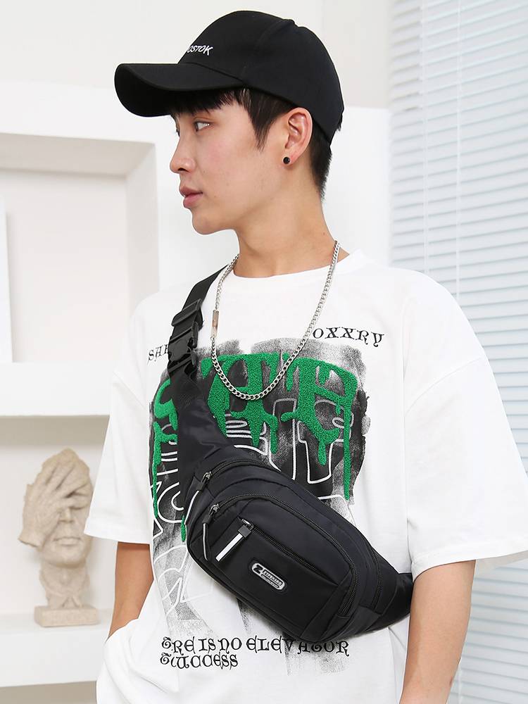 Multifunctional outdoor pocket men's running mobile phone bag large -capacity thickened wear resistance work exercise waterproof waterproof cashiers