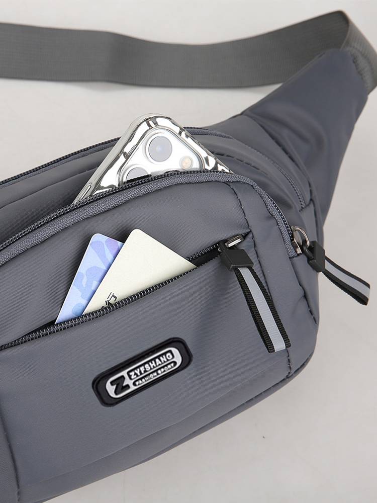 Multifunctional outdoor pocket men's running mobile phone bag large -capacity thickened wear resistance work exercise waterproof waterproof cashiers