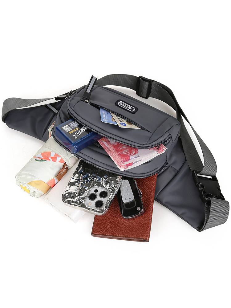 Multifunctional outdoor pocket men's running mobile phone bag large -capacity thickened wear resistance work exercise waterproof waterproof cashiers