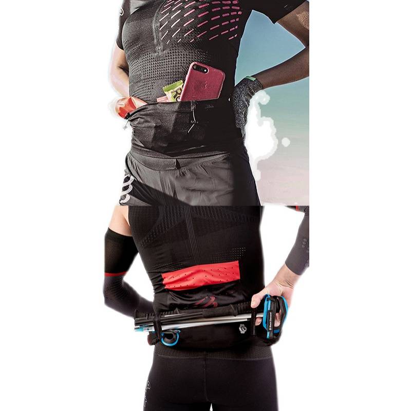 CS same marathon run off -road running mobile phone storage waist bag climbing pole high -capacity belt