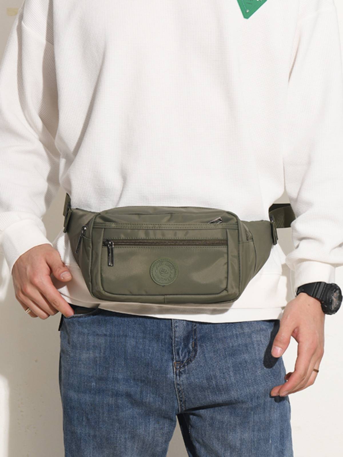 Outdoor work collecting money running mobile phone pocket bag men's construction sites to do large -capacity new women's business tool packages