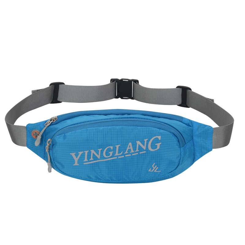 2024 new men's and women's outdoor sports running fitness waterproof pocket bag Persevened mobile phone bag hiking travel small chest bag