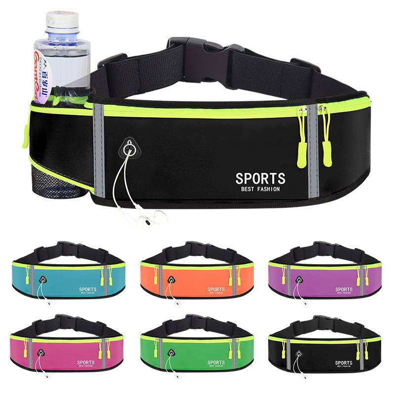 New running mobile phone waist bag men and women large -capacity fitness waterproof sports waist bag outdoor mini pocket coin purse