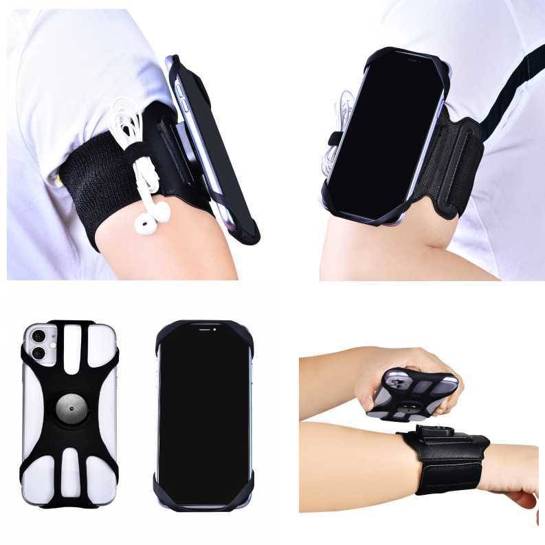Disclosure GM 4.5 to 7 -inch Sports Mobile Phone Bags Sickness Running Rotating Turning Turn Wells