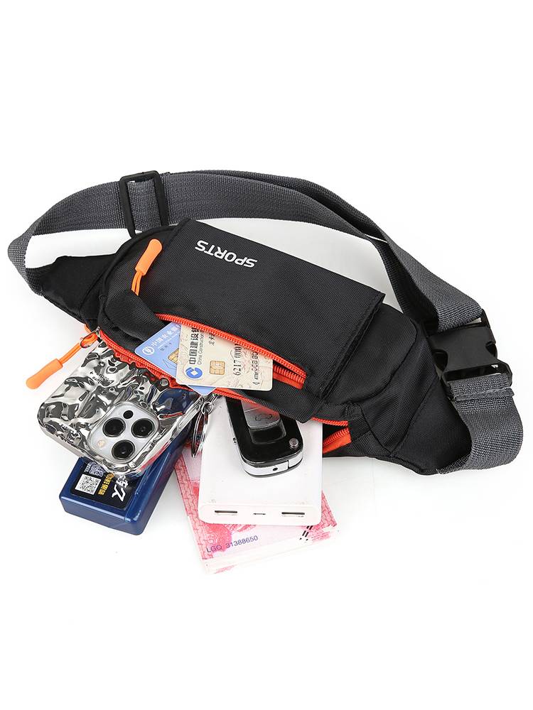 Waste -bag men's running mobile phone bag Small female 2024 new travel work lightweight wear resistance cash bag multi -function