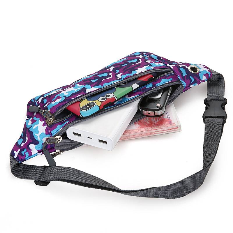New sports waist bag running mobile phone bag men's and female multi -function outdoor equipment marathon ultra -thin stealth bag belt bag