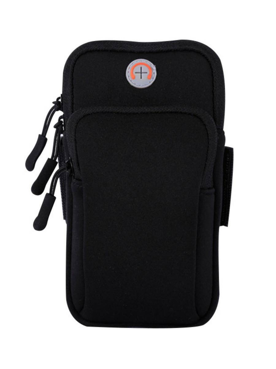 A running mobile armbag for a man with a waterproof wrist arm bag for a gym