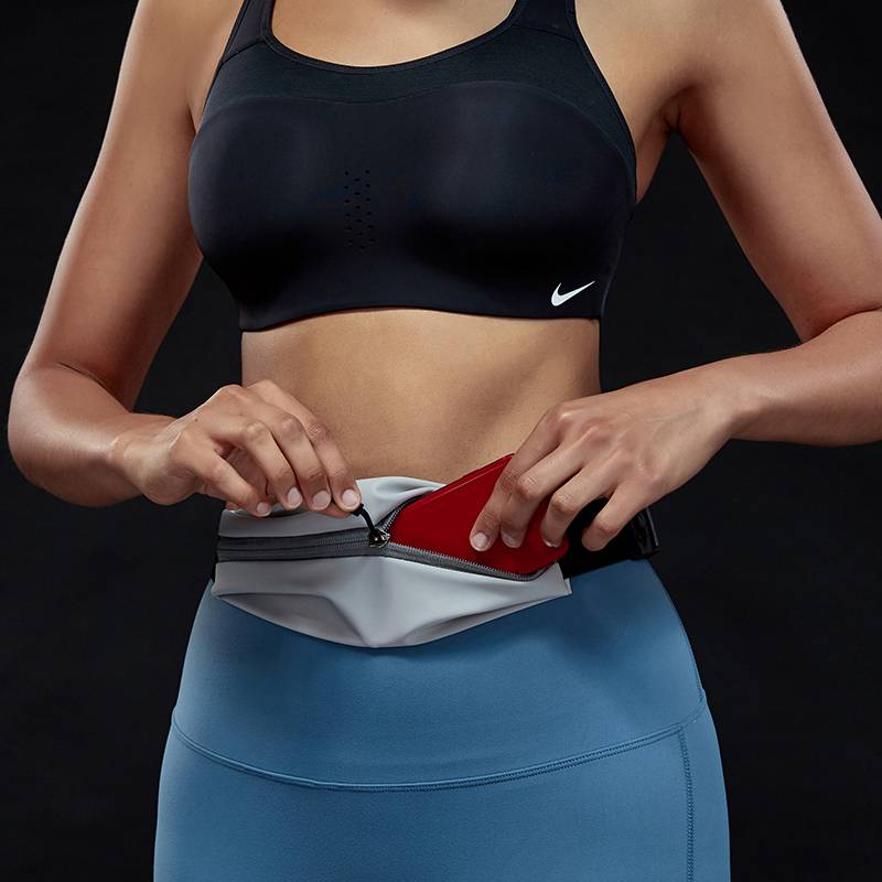 A running mobile bag, a sports bag, and a gym bag, with a light waterproof and invisible belt