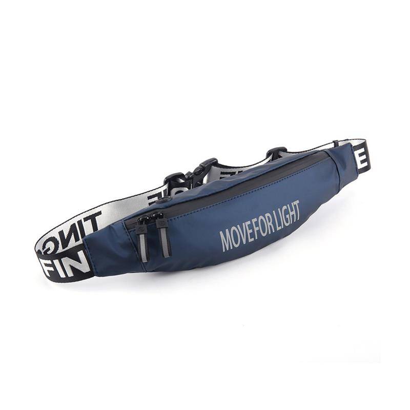 Japanese sports running waist bag male and female outdoor fitness multi -function messenger bag waterproof hidden kettle mobile phone bag