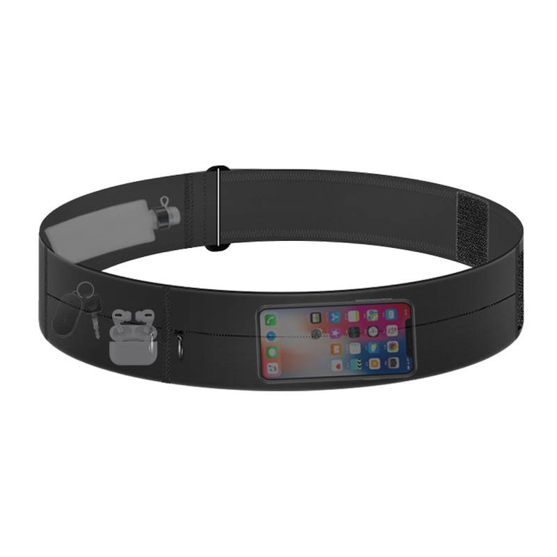 New product running bag pocket magic sticker invisible multi -functional fitness marathon sports equipment belt small bag