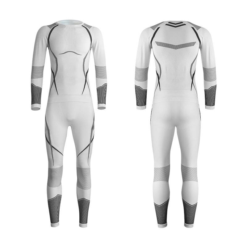 Autumn and winter ski -skiing trousers suit running sports riding speed dry warmth and warm compressed underwear men's and women's professional movement