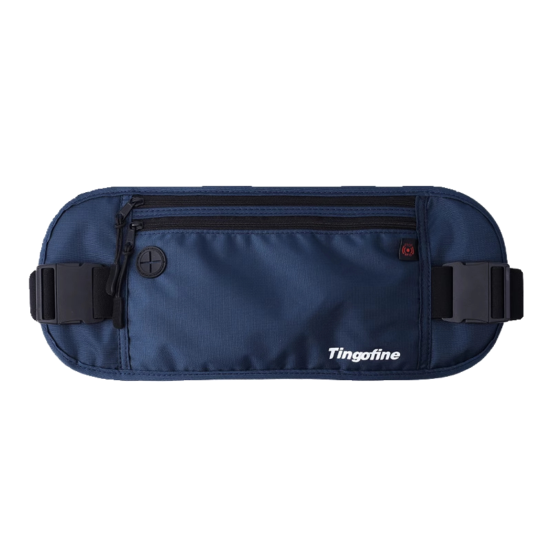 Outdoor anti -theft RFID invisible mobile phone waist bag passport bag multi -functional document package men's and women's sports running close bag
