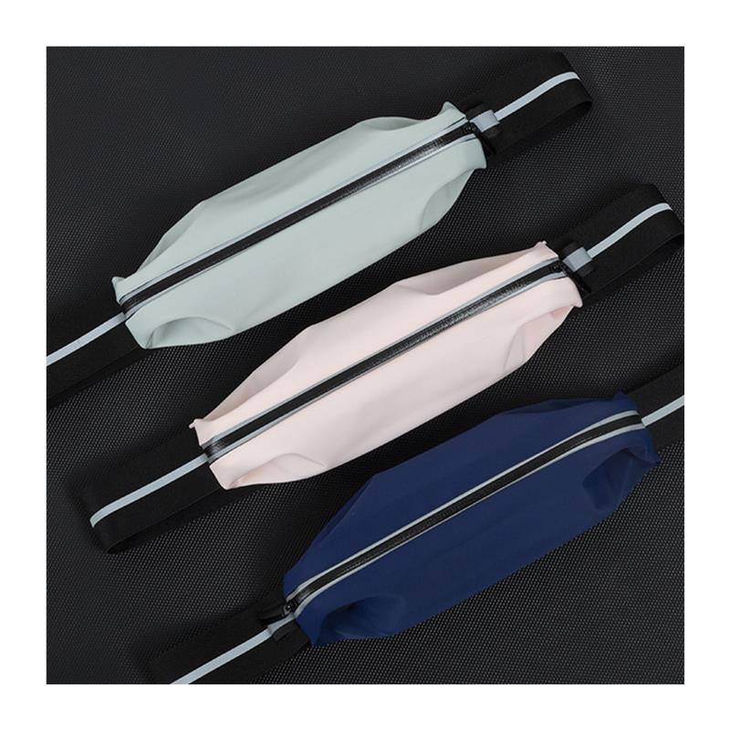Japanese sports waist bag men and women's outdoor running fitness marathon stealth waterproof multi -function mini mobile phone bag