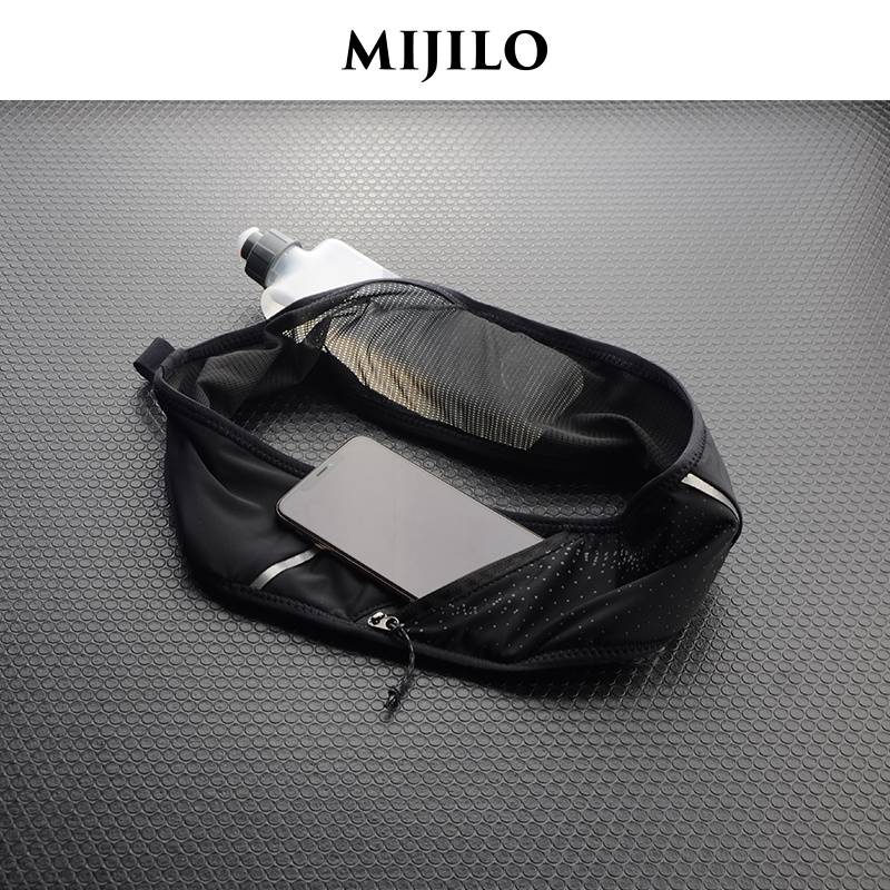 Mikelo Mijilo running pocket men's mobile phone bag kettle belt female light marathon professional sports equipment