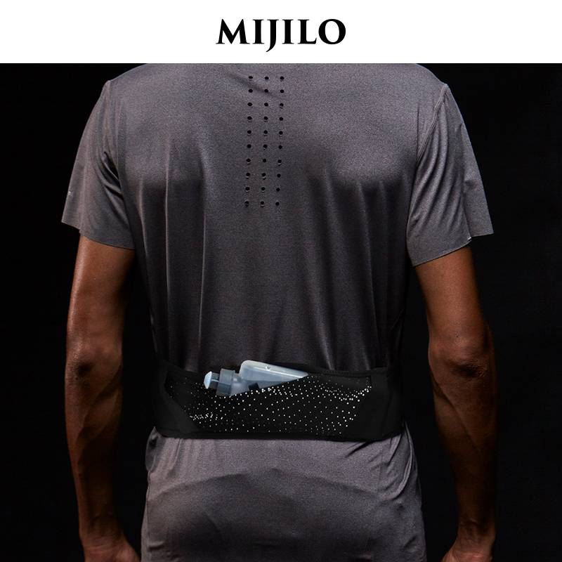 Mikelo Mijilo running pocket men's mobile phone bag kettle belt female light marathon professional sports equipment