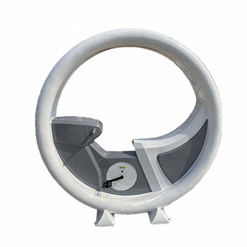 Large -scale non -dynamic glow running wheel shopping area of outdoor squares punch -in -landscape hamster running wheel ornaments