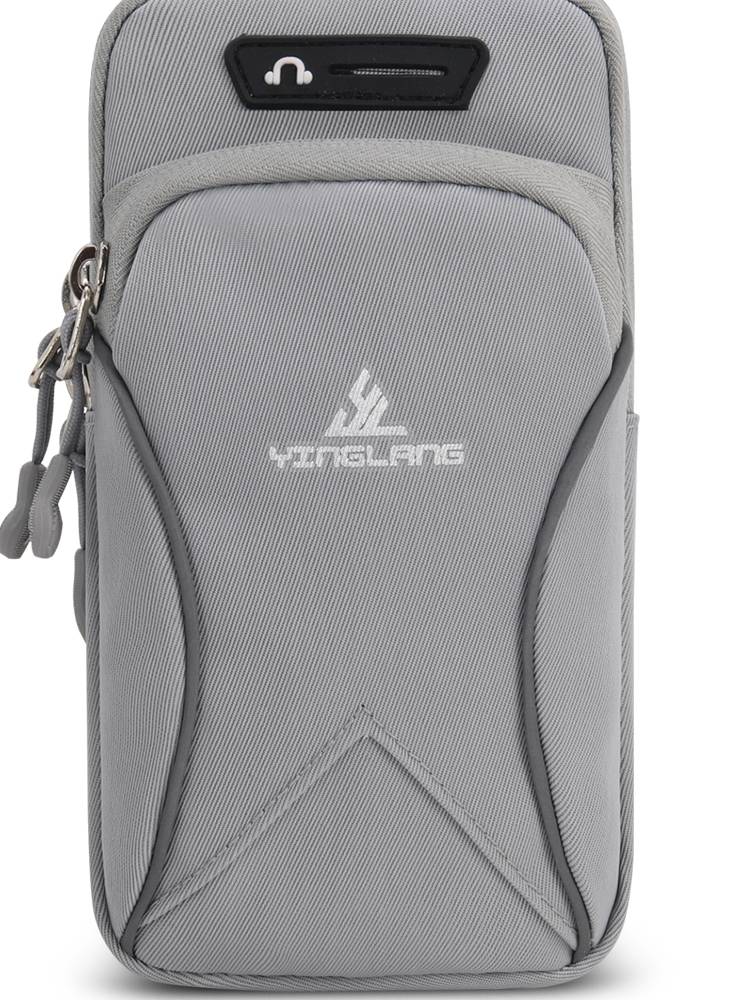 Run a new mobile arm bag with a multi-purpose fashioner man and woman slashing their waists with a gym bag