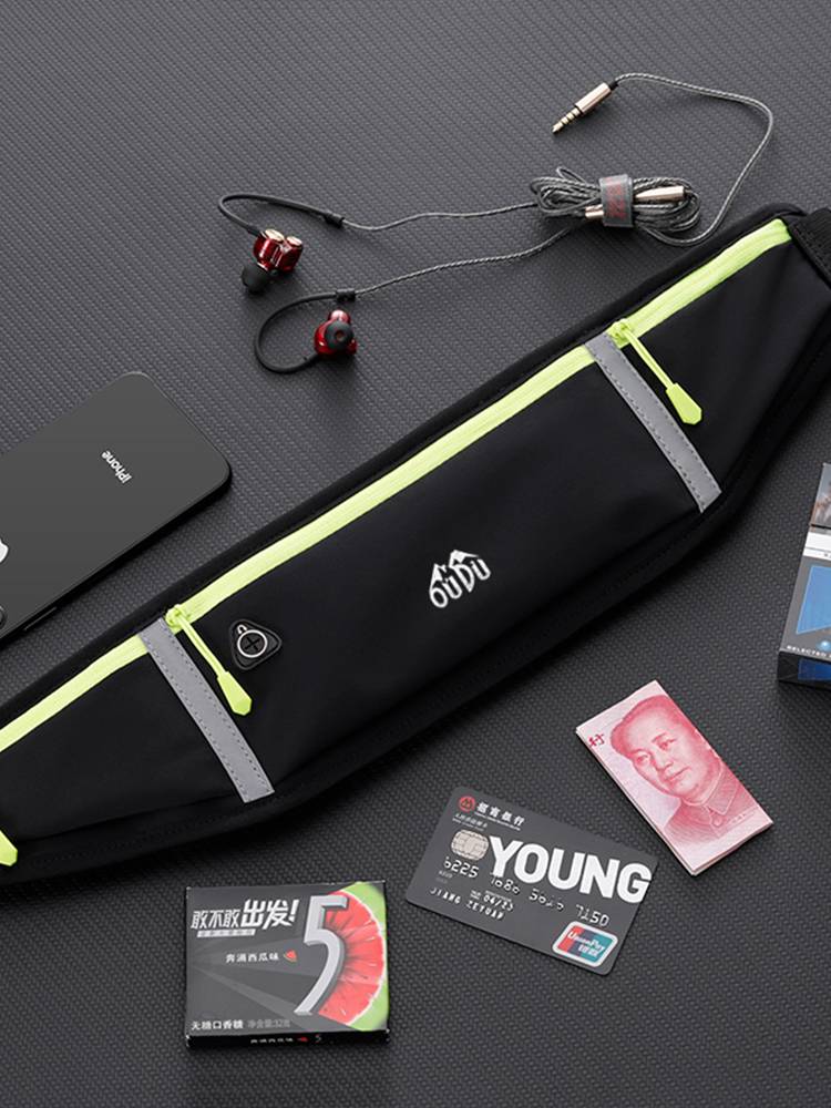 Large -capacity sports running pocket mobile phone bag men's and women's waterproof outdoor mountaineering travel fitness Luya fishing
