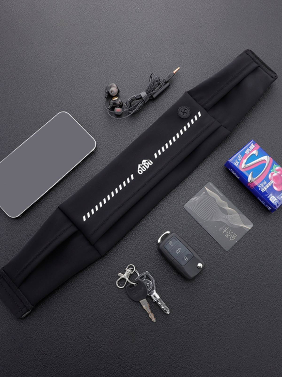 American running waist bag men's sports fitness bag outdoor equipment, light, waterproof and invisible belt mobile phone bag