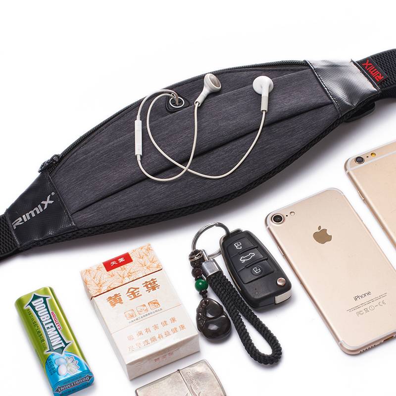 A sports waist bag with multi-purpose belts for waterproof running and stealthy-like mobile phones for men and women