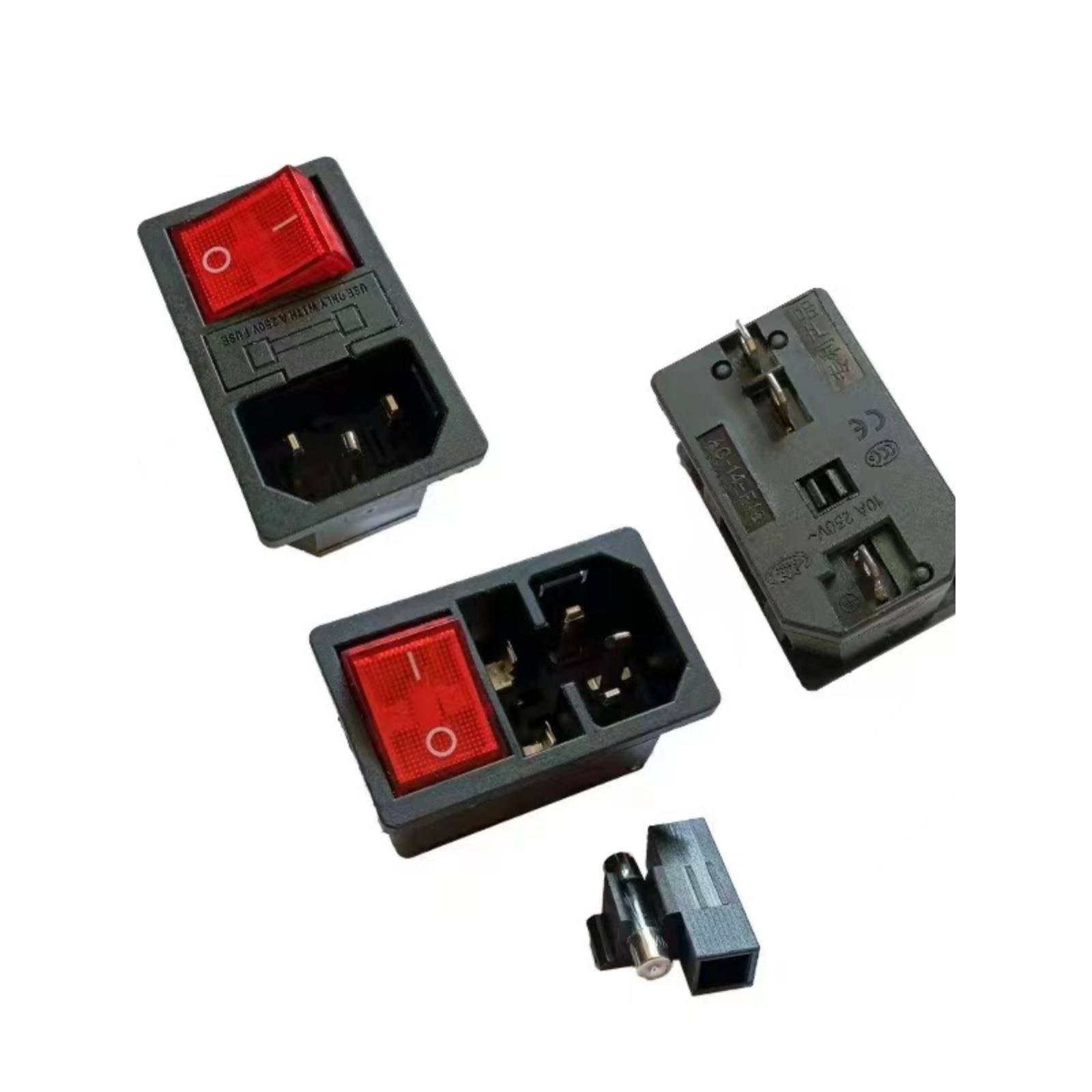 Three -in -one power socket 304 switch AC ship type belt lamp all -copper free wiring treadmill fully automated equipment