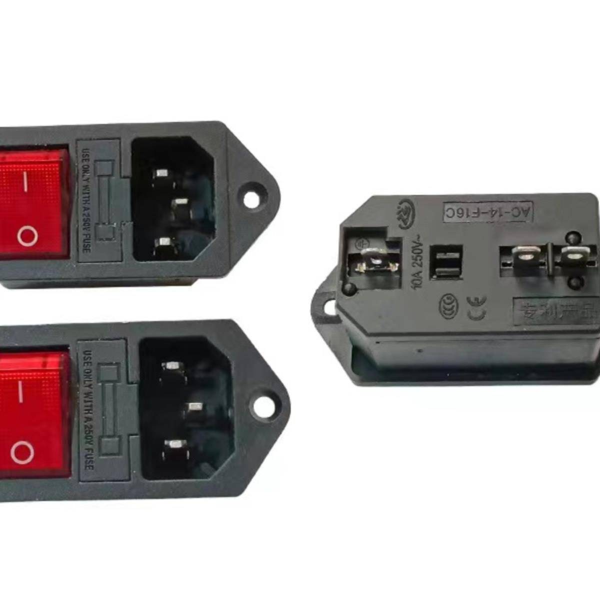 Three -in -one power socket 304 switch AC ship type belt lamp all -copper free wiring treadmill fully automated equipment