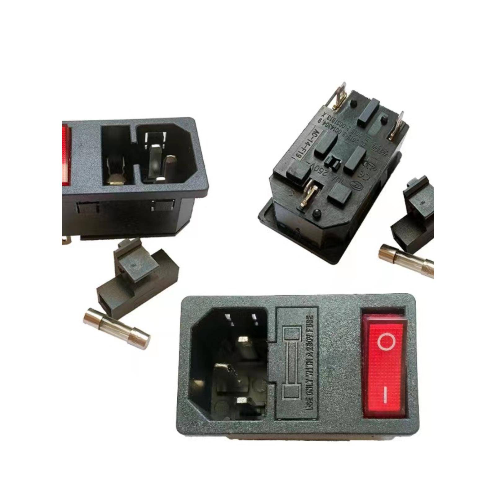 Three -in -one power socket 304 switch AC ship type belt lamp all -copper free wiring treadmill fully automated equipment