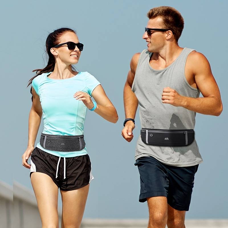 ETRAVEL/Easy Travel High Elastic Running Waste Bags Pinerous Stroper Men's Women's Sports Bags Bags Bags Bags Bags
