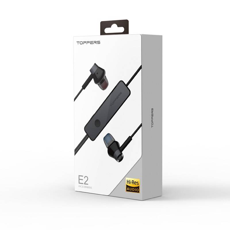 Toppers Active noise reduction headset E2 Enar -type sports running mobile phone earbuds noise reduction headset headset headset