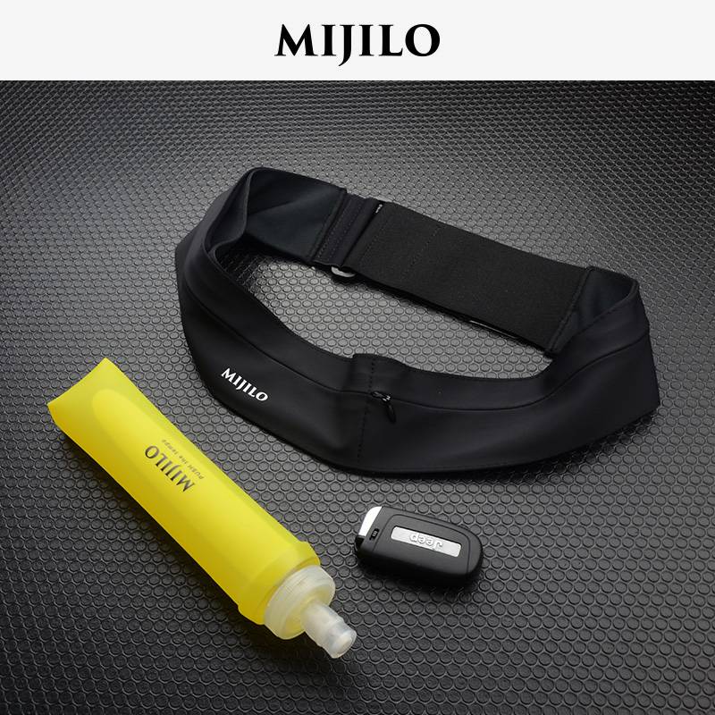 Mikelo's new running waist bag female men's professional marathon mobile phone bag kettle bag morning running sports belt