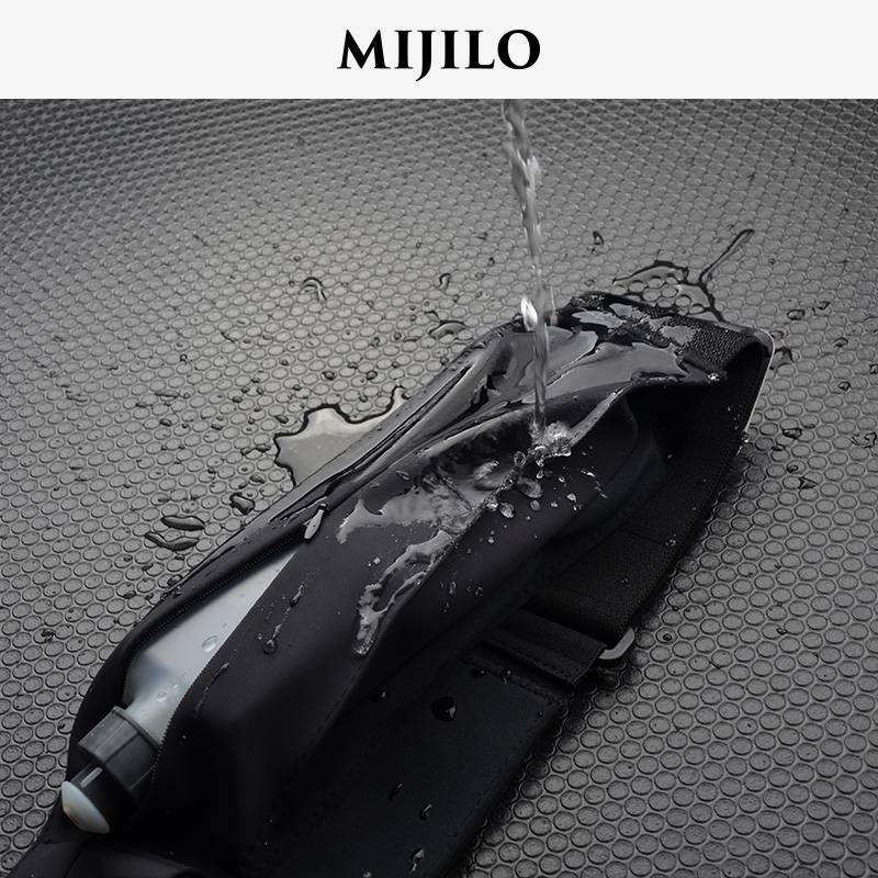 Mikelo's new running waist bag female men's professional marathon mobile phone bag kettle bag morning running sports belt