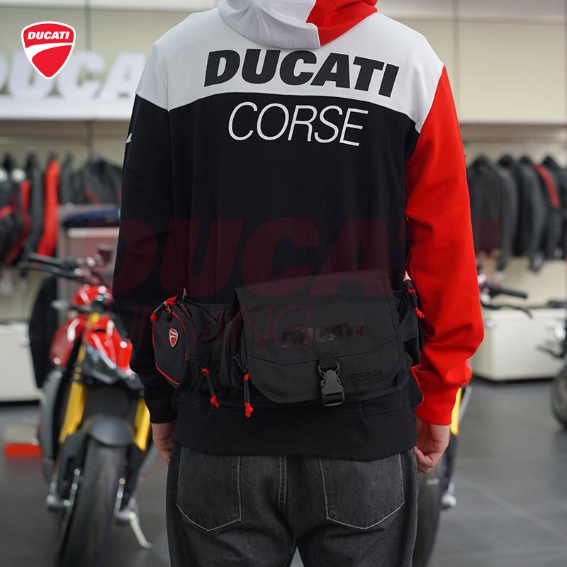 DUCATI Ducati waist bag big Redline P1 sports waterproof leisure cycling messenger practical multi -layer storage